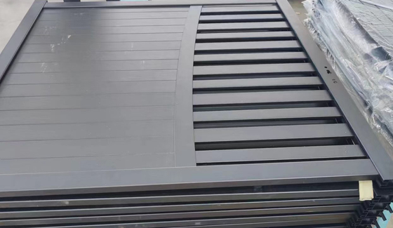 Panel de cercas metálicas de diseño moderno de aluminio de cercas DIY Perfiles de tolerancia ± 1%