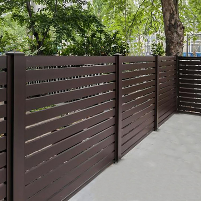 Panel de balcón de aluminio certificado ISO9001/ISO14001/ISO18001 para decoración del hogar y jardín