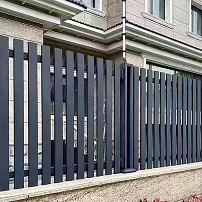 Recinto de paneles decorativos al aire libre y puerta Sistema de cercas de aluminio personalizado 5.8-6.0M longitud