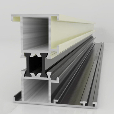 Perfiles de aluminio de ventanas corredizas de colores personalizados para material de malla de pantalla Nylon