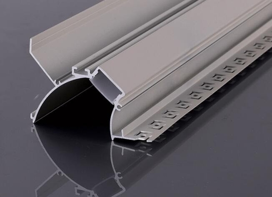5.8-6.0M longitud de aluminio de perfil LED de iluminación de las bandas para el interior de la pared de montaje de la esquina