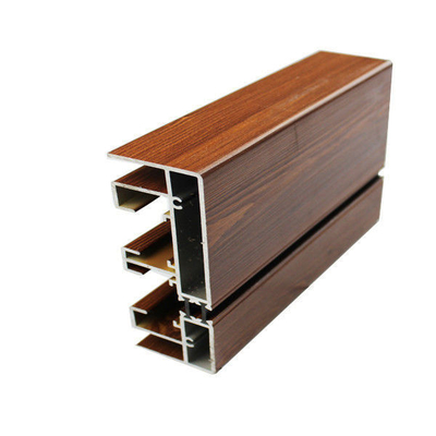 SHENGXIN 6063 T5 Perfiles de aluminio personalizados de color de madera para puertas y ventanas de la serie 6000