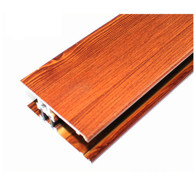 SHENGXIN 6063 T5 Perfiles de aluminio personalizados de color de madera para puertas y ventanas de la serie 6000