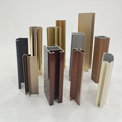 Perfiles de aluminio cuadrado recubiertos de PVDF personalizados para ventanas corredizas de Anhui ShengXin