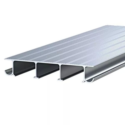 Perfil de aluminio impermeable para ventanas de puertas anodizantes de recubrimiento en polvo de placa de aluminio