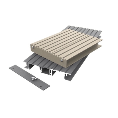 Perfil de aluminio impermeable para ventanas de puertas anodizantes de recubrimiento en polvo de placa de aluminio