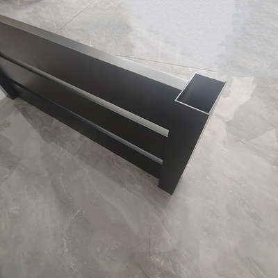 Tamaño personalizado Perfiles de aleación de aluminio recubiertos en polvo Cerco SX109 Temperatura T3-T8 Personalizado