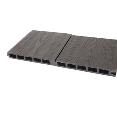 Jardín exterior Privacidad de aluminio y panel de WPC valla puerta de puerta de pared con 0,30 mm de espesor