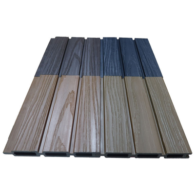 Jardín exterior Privacidad de aluminio y panel de WPC valla puerta de puerta de pared con 0,30 mm de espesor