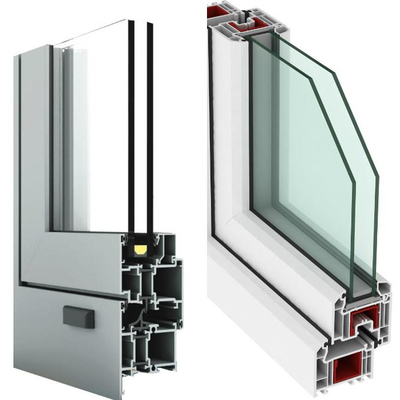 Puertas de construcción de edificios Shengxin 6063 T5 perfiles de aluminio anodizados recubiertos en polvo