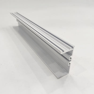 Perfil U de aluminio anodizado pulido personalizado con servicio de procesamiento de descoloración