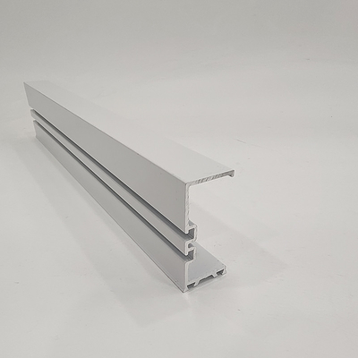 Perfil U de aluminio anodizado pulido personalizado con servicio de procesamiento de descoloración