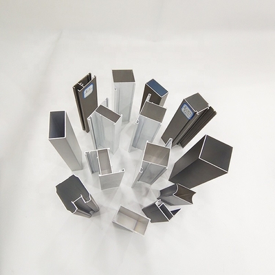 Perfiles de ventanas corredizas de aluminio con tratamiento de envejecimiento T3-T6 y estilo abierto plegable