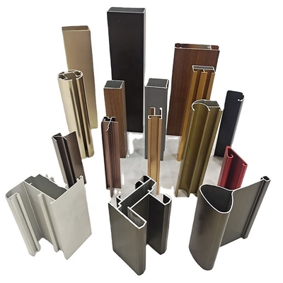 Perfiles de ventanas corredizas de aluminio con tratamiento de envejecimiento T3-T6 y estilo abierto plegable