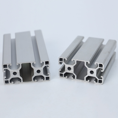 Profil de extrusión de aluminio industrial 6063 a medida para marcos de 20x20 30x30 40x40 40x80