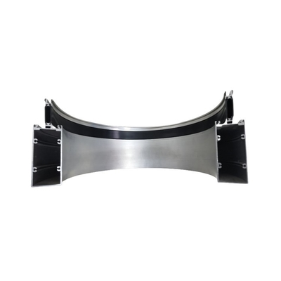 Perfiles de aluminio personalizados de flexión con T5 Temperatura y opciones de personalización
