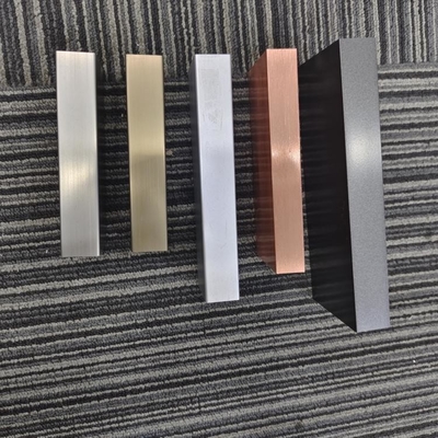 Profiles de tubos cuadrados de aluminio para decoración en forma cuadrada