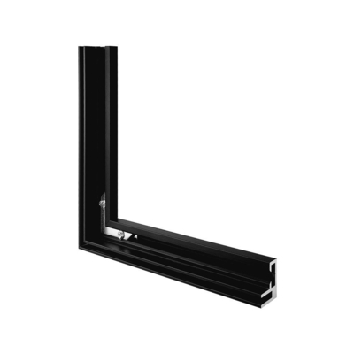 Cuadro de pantalla de cartel de piso de plata Snap Edge Perfiles de aluminio Marcos para tienda