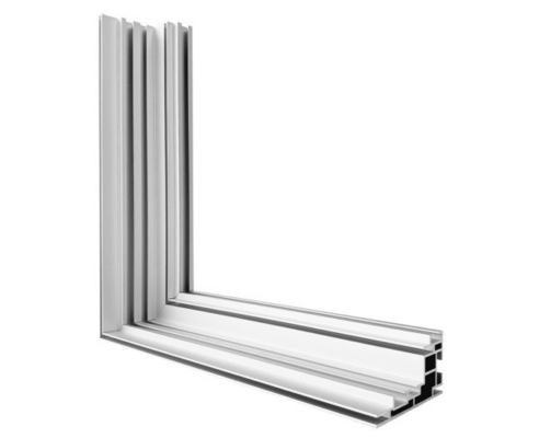 Cuadro de pantalla de cartel de piso de plata Snap Edge Perfiles de aluminio Marcos para tienda