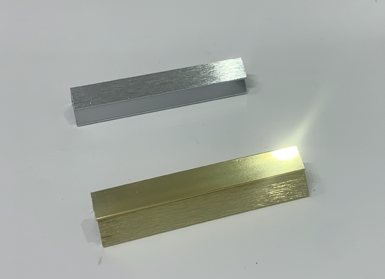 Perfiles de aluminio para azulejos de cerámica Grado 6000 Serie longitud 5.8-6.0M