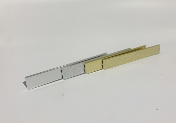 Perfiles de aluminio para azulejos de cerámica Grado 6000 Serie longitud 5.8-6.0M