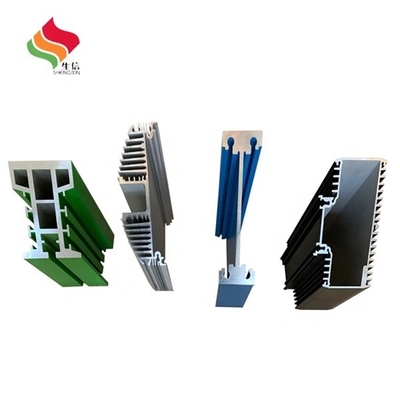 Profile de extrusión de aluminio de sumidero de calor de suministro superior con espesor estándar de la industria