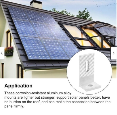 Soportes de montaje solar de 6005 L-Feet con tolerancia de ± 1% de aleación de aluminio Shengxin