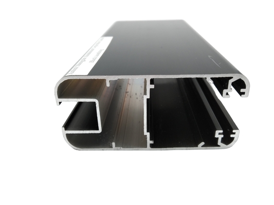 Anhui Shengxin Perfil de aluminio de longitud personalizada para puertas y ventanas negras de brillo mate