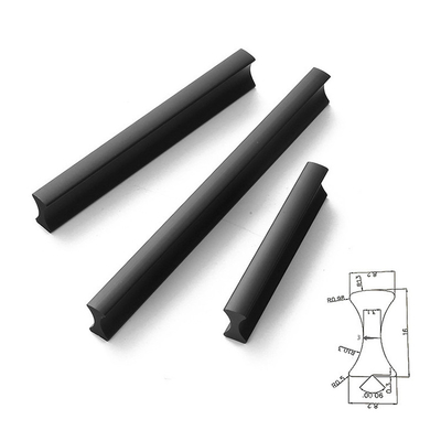 Perfil de aluminio para muebles o gabinetes de cocina anodizado y norma GB5237-2008