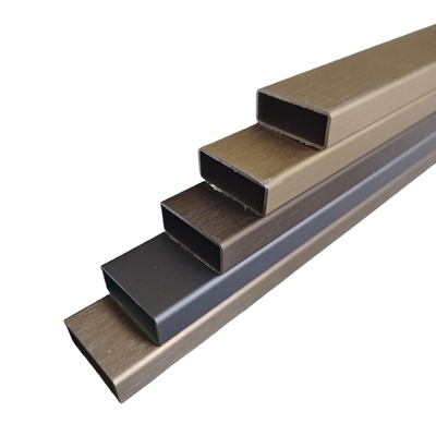 Profil de extrusión de aluminio de recubrimiento en polvo para puerta T5 de color personalizada en la serie 6000