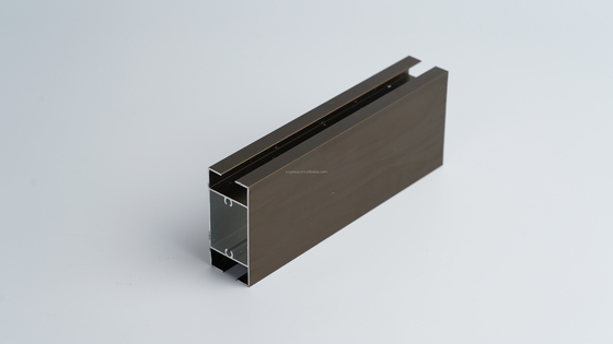6063 Tolerancia del perfil de la estructura de la aleación de aluminio ± 1% Grano de madera Serie 6000 22-30 días