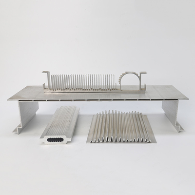 Profiles de extrusión de aluminio de ranura 6063 T con color personalizado y aleación de aluminio