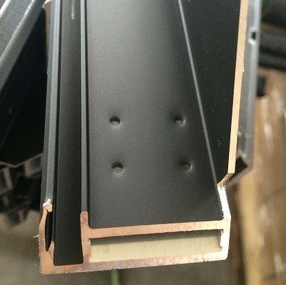 0.8mm-2.0mm espesor de aluminio marco solar para panel solar hecho para durar y personalizable