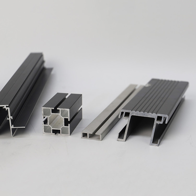 6061 6063 Perfil de extrusión de aluminio para ventanas de aluminio personalizadas T3-T8 Temper