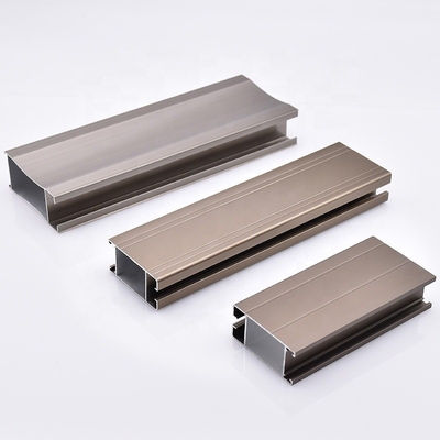 Perfiles de ventanas de aluminio de color personalizado cumplen con el estándar GB para puertas y ventanas