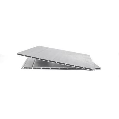 Pantallas planas de plata de aluminio extruido para la construcción de grandes dimensiones