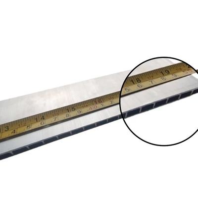 Pantallas planas de plata de aluminio extruido para la construcción de grandes dimensiones