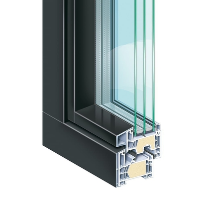 Profiles de puertas y ventanas de aluminio de corte de precisión para decoración de edificios a medida