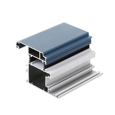 Profiles de puertas y ventanas de aluminio de corte de precisión para decoración de edificios a medida