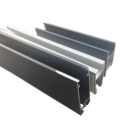 Extrusión de perfiles de aluminio personalizados recubiertos en polvo para ventanas y puertas