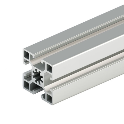 Profiles de aluminio de ranura T 4040 4020 4080 Anodizado de plata para aplicaciones de precisión