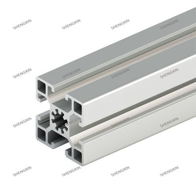 Profiles de aluminio de ranura T 4040 4020 4080 Anodizado de plata para aplicaciones de precisión