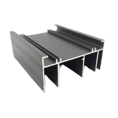 Perfiles de aluminio de extrusión de longitud personalizada con mecanizado en blanco y negro