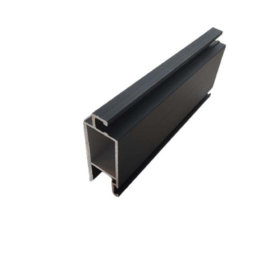 Perfiles de aluminio de extrusión de longitud personalizada con mecanizado en blanco y negro