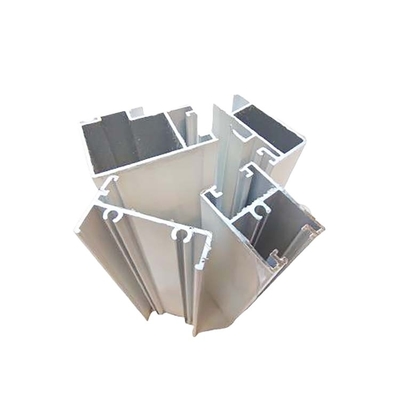 Perfiles de aluminio de extrusión de longitud personalizada con mecanizado en blanco y negro