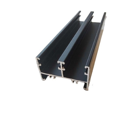 Perfiles de aluminio de extrusión de longitud personalizada con mecanizado en blanco y negro