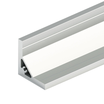 Perfiles de extrusión de aluminio de la serie 6000 anodizados con plata 6063 personalizados
