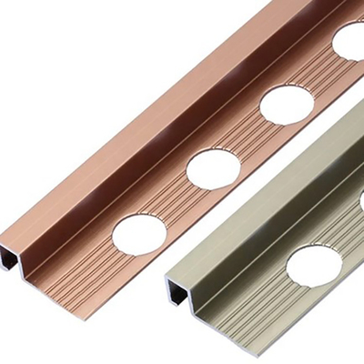 Profiles de recorte de suelo de aluminio Profiles de transición de suelo de aluminio para una tolerancia alta ± 1%