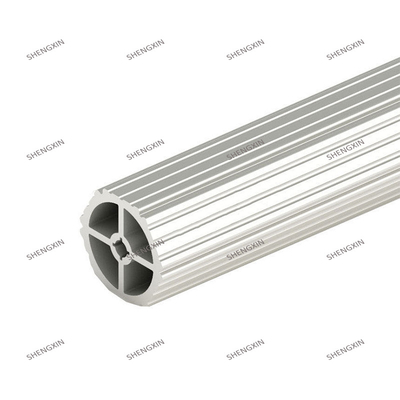 Profiles de extrusión de ranuras de aleación de aluminio T para residencias en plata anodizada para proyectos