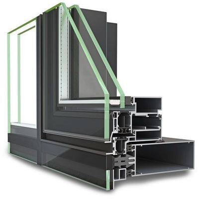 Perfiles de aluminio de puertas y ventanas deslizantes personalizados con tolerancia de ± 5%